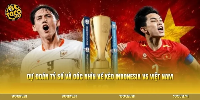 Dự đoán tỷ số và góc nhìn về kèo Indonesia vs Việt Nam